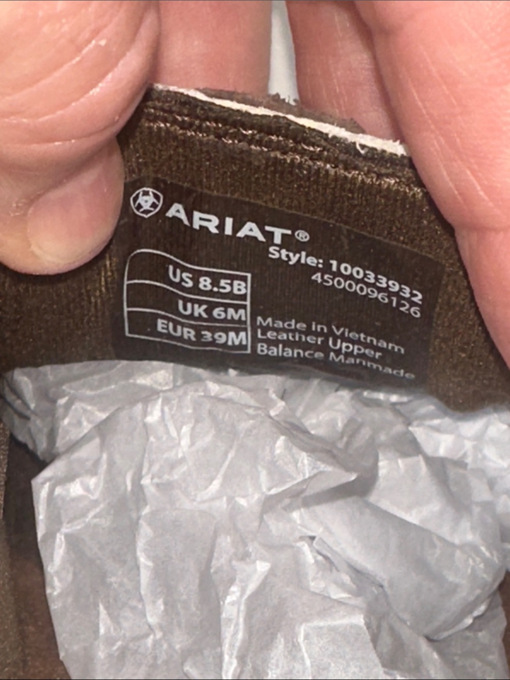 Ariat Size 8.5 - Picture 8 of 8